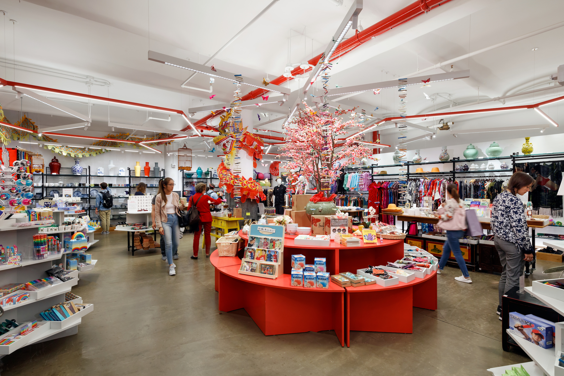 interior of Pearl River Mart at Chelsea Market 