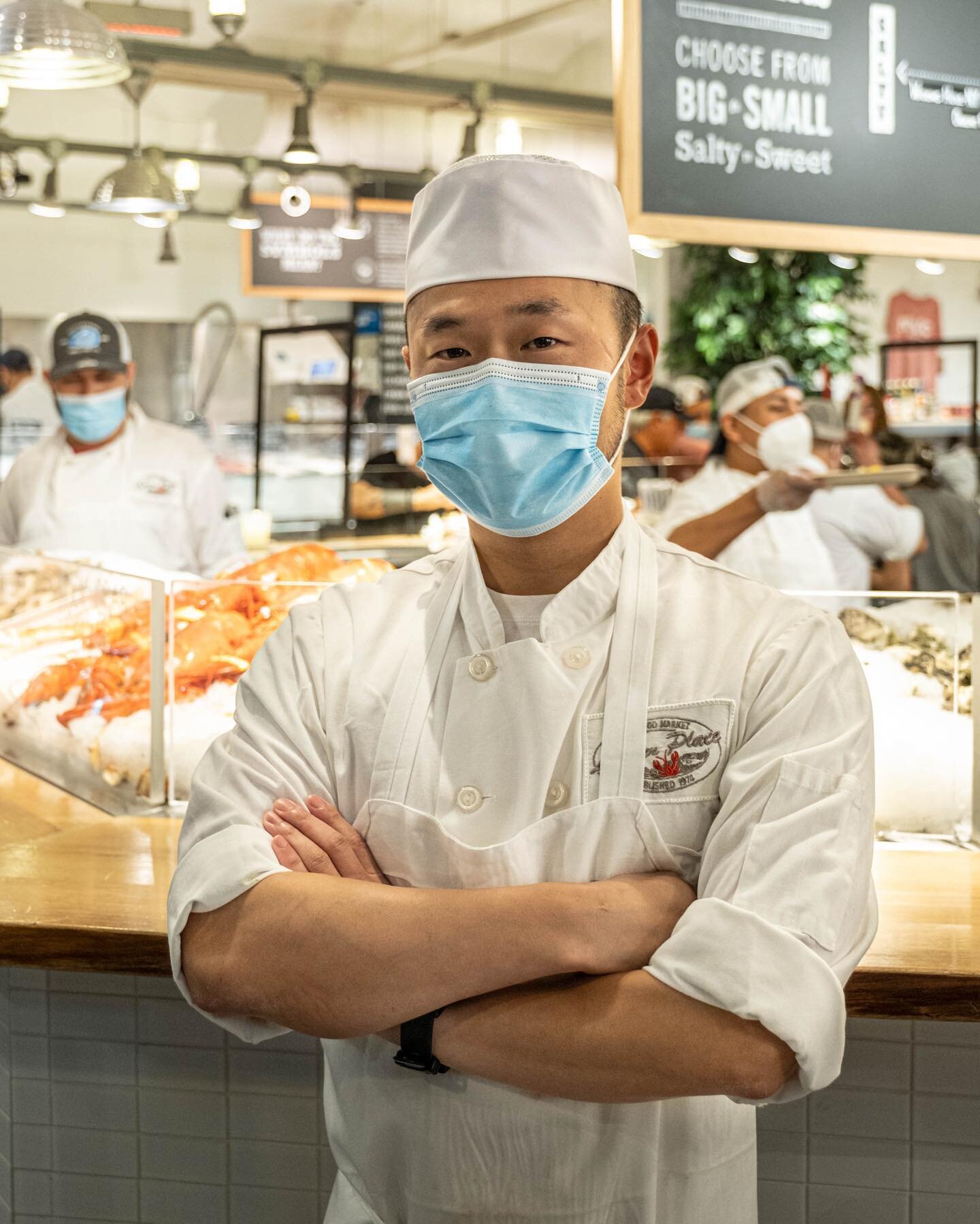 Next in our #MeetChelseaMarket series highlighting May as #AAPIHeritageMonth. A member of our Chelsea Market community for years, Po can be found behind the sushi bar at @FishGuysNYC. Originally from a small coastal town outside of Hong Kong, Po deve