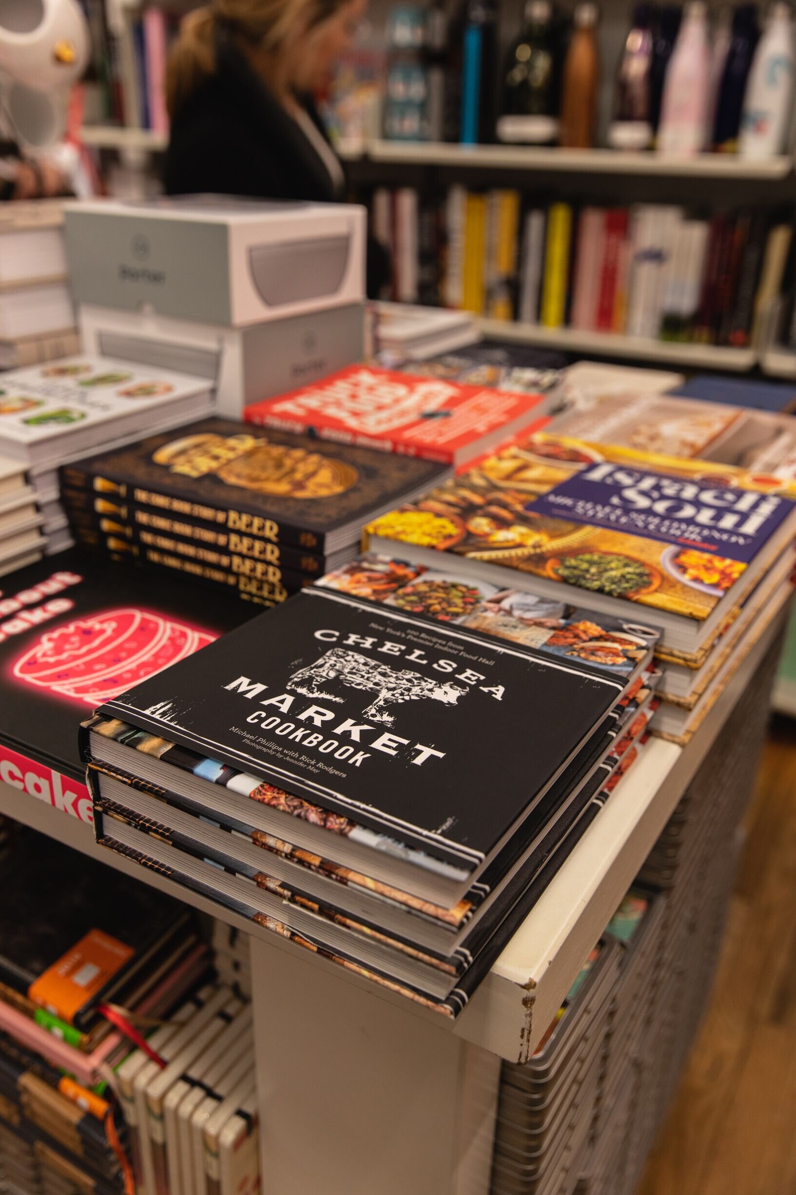 stack of books on a table 